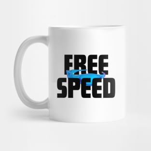 Free speed Funny rowing glasses Mug